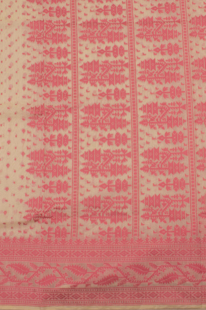 Handloom Dhakai Style Cotton Saree 10057787