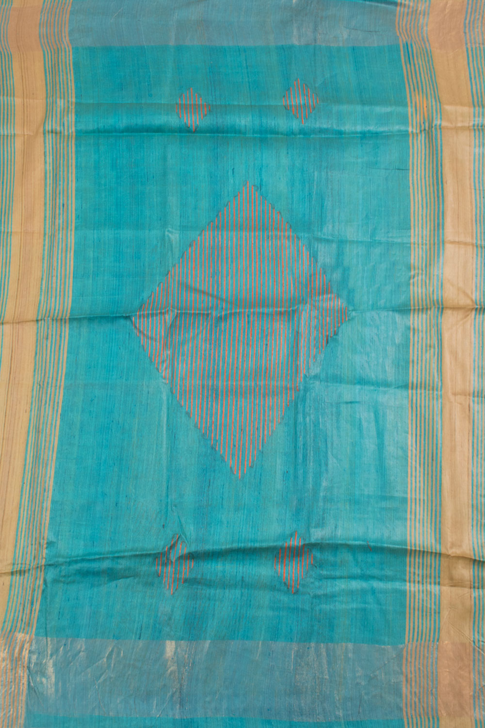 Handcrafted Bhagalpur Tussar Silk Saree 10058900