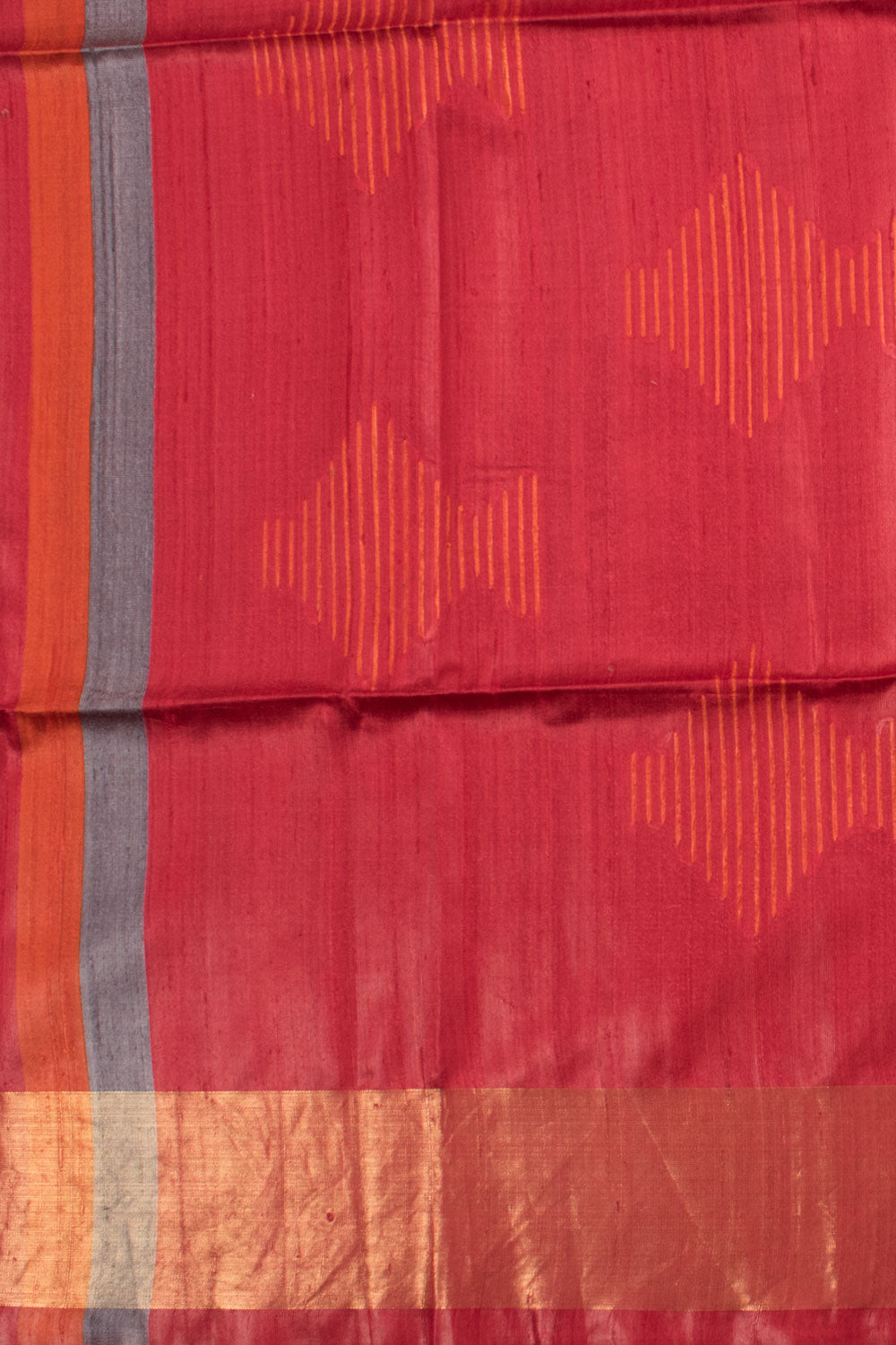 Handcrafted Bhagalpur Tussar Silk Saree 10058917