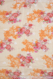 Chikankari Embroidered Kota Cotton Salwar Suit Material 10059384