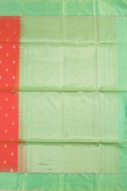 Coral Pink Kanjivaram Soft Silk Saree 10059896