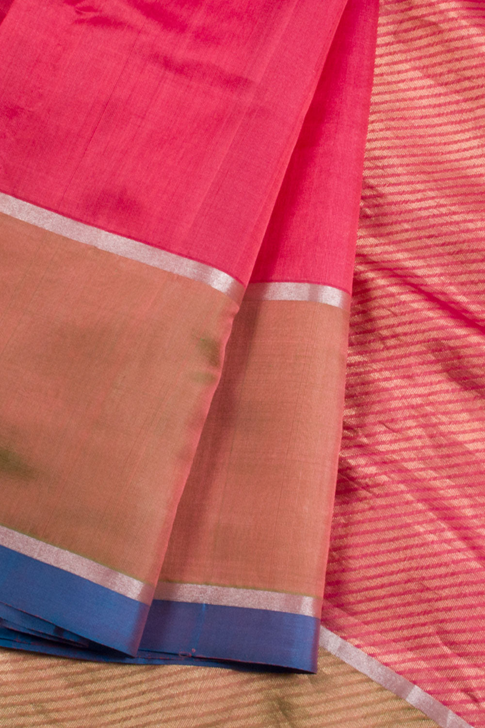 Magenta Handloom Andhra Silk Saree 10060358