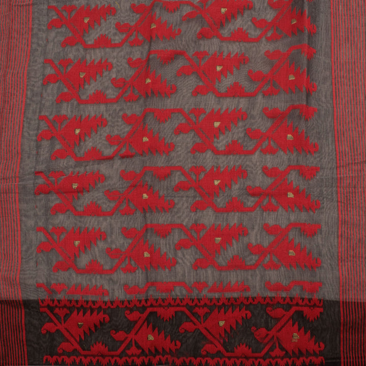 Handloom Dhakai Style Cotton Saree 10056988