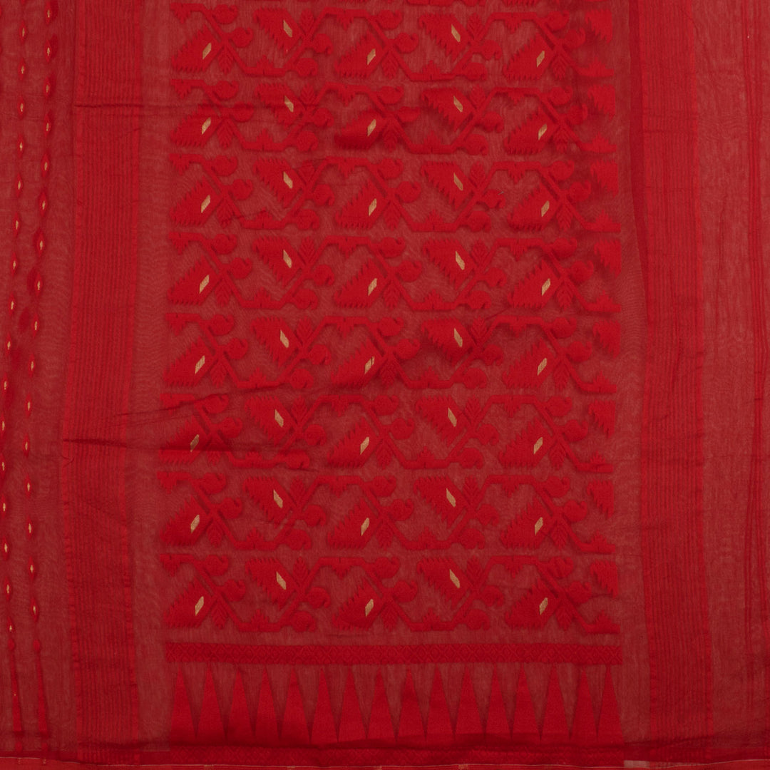 Handloom Dhakai Style Cotton Saree 10056994