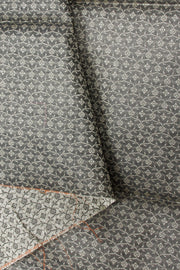 Charcoal Grey Banarasi Cotton Salwar Suit Material 10061165