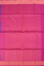 Steel Blue Kanjivaram Soft Silk Saree 10059809