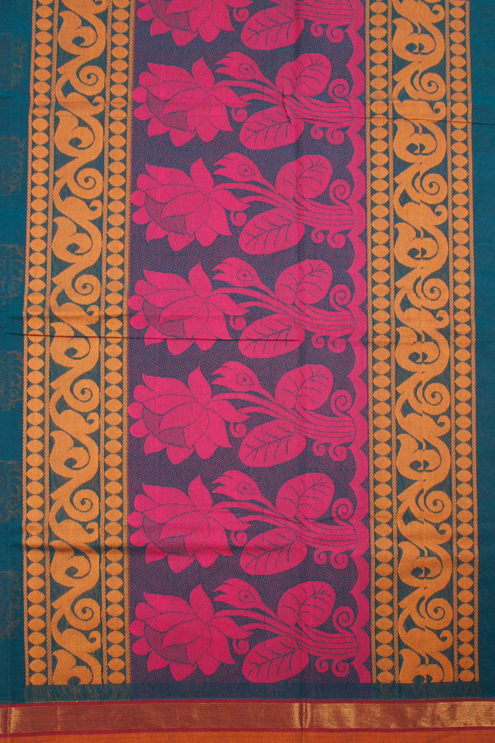 Castleton Green Handwoven Kovai Cotton Saree 10059949