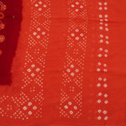 Maroon Handcrafted Bandhani Mulmul Cotton Saree 10055016