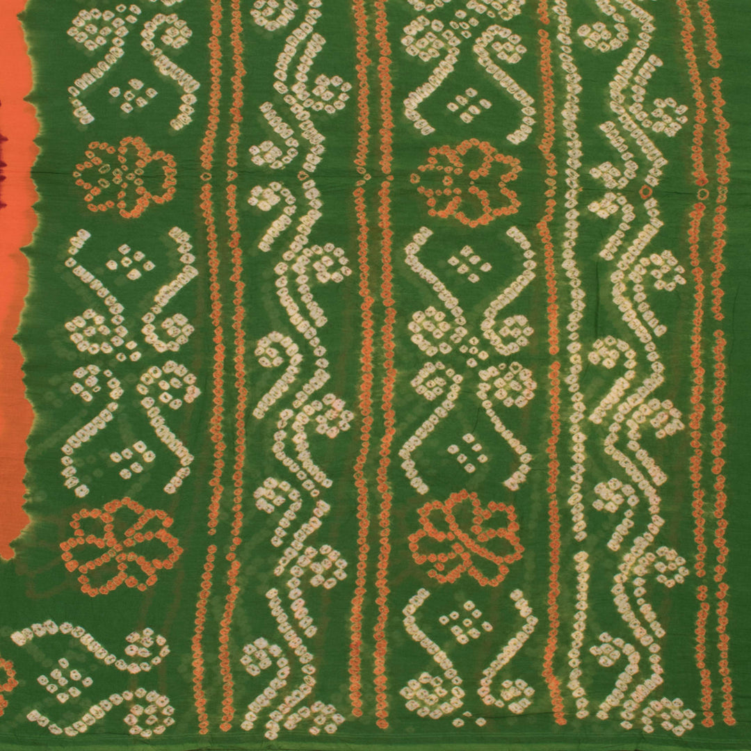 Handcrafted Bandhani Mulmul Cotton Saree 10055022