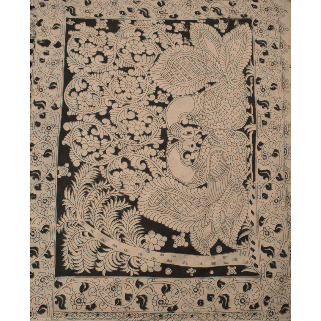 Handcrafted Printed Kalamkari Cotton Saree 10054761