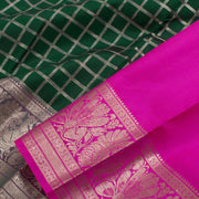 1 Year Size Pure Zari Kanchi Pattu Pavadai Material 10054639