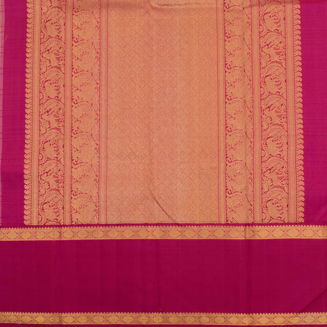 Pure Zari Korvai Kanjivaram Silk Saree 10055450