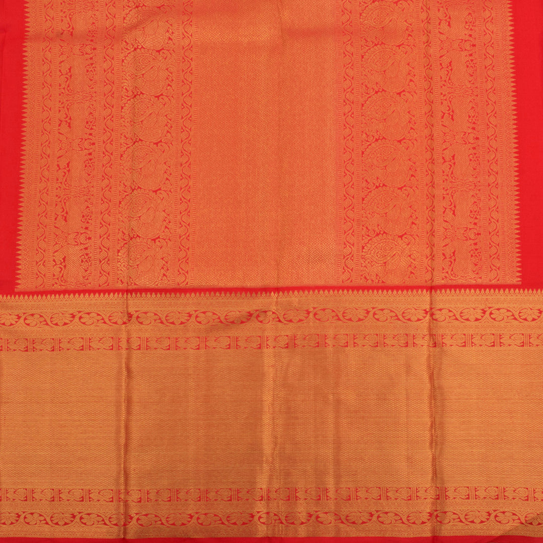 Handloom Pure Zari Bridal Kanjivaram Silk Saree 10056123