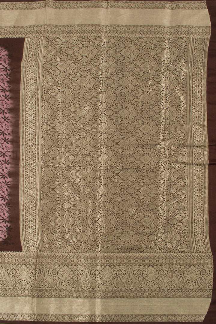 Embroidered Kanjivaram Pure Silk Saree 10058233