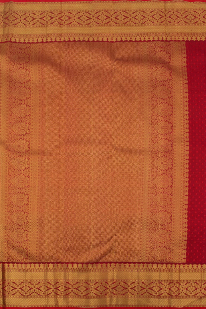 Pure Zari Bridal Jacquard Kanjivaram Silk Saree 10058725