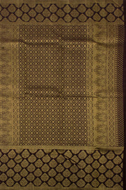 Hot Pink Pure Zari Korvai Kanjivaram Silk Saree 10058734