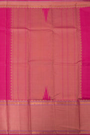 Fuschia Pink Pure Zari Kanjivaram Silk Saree 10059196