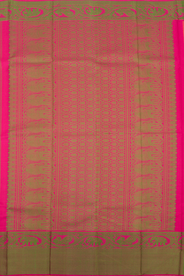 Thread work Jacquard Kanjivaram Silk Saree 10059197