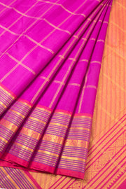 Majenta Pure Zari Kanjivaram Silk Saree 10060001