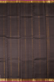 Grey Handloom Pure Zari Kanjivaram Silk Saree 10060046