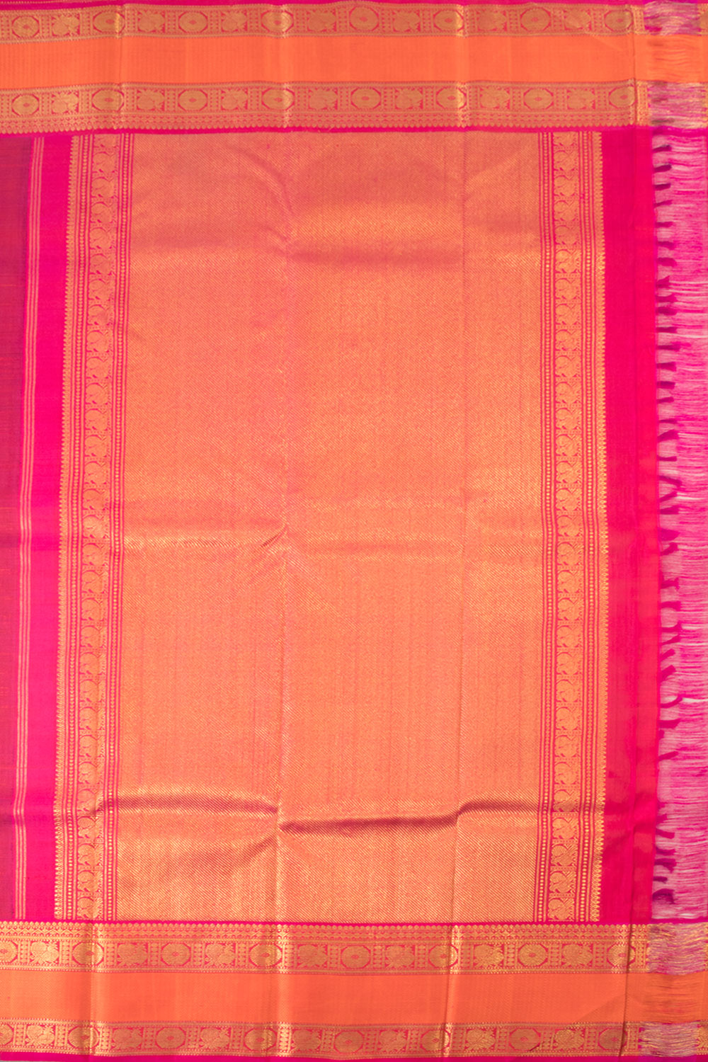 Black Pure Zari Korvai Kanjivaram Silk Saree 10060051