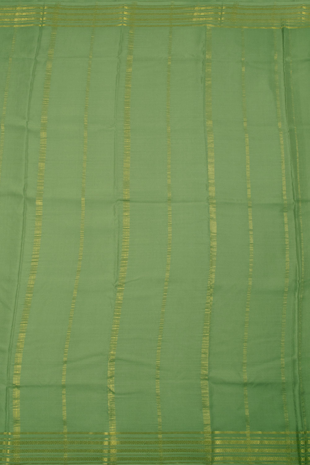 Mantis Green Mysore Crepe Silk Saree 10060237