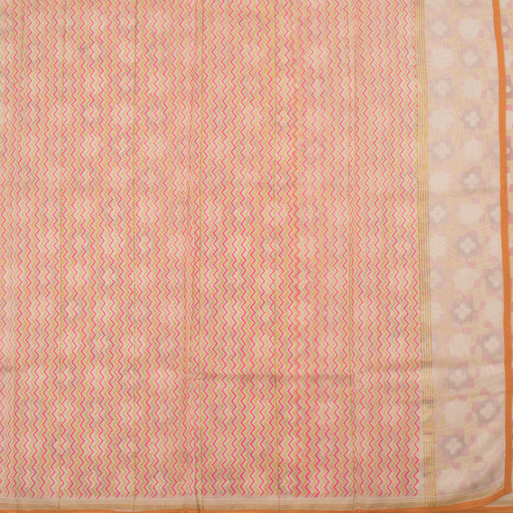 Printed Handloom Chanderi Silk Cotton Saree 10054810