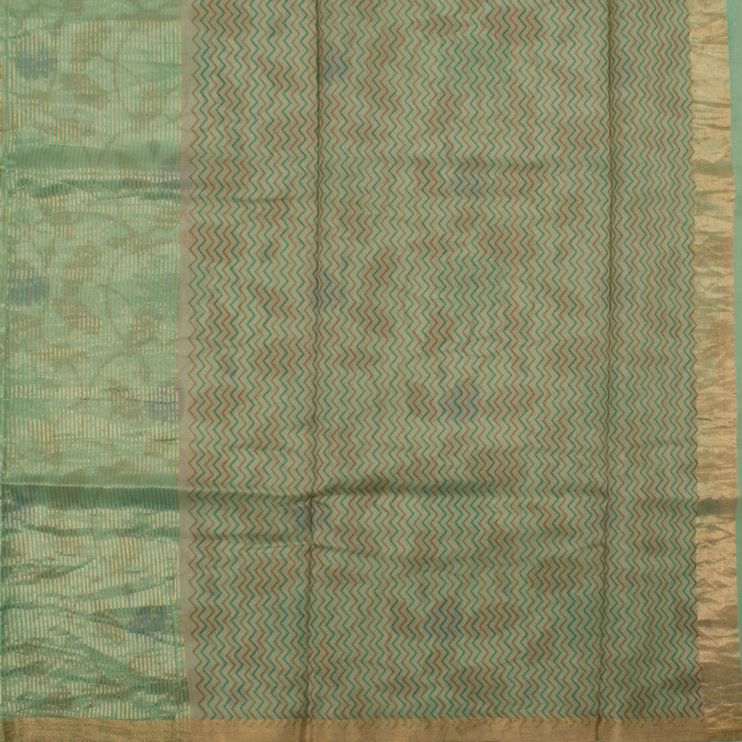 Printed Handloom Chanderi Silk Cotton Saree 10054817