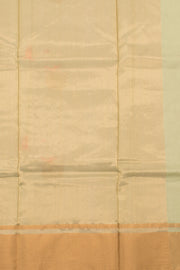 Pastel Green Handloom Chanderi Silk Cotton Saree 10059680