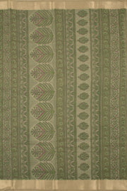 Hand Block Printed Silk Cotton Saree 10059297