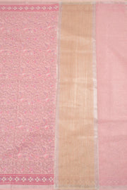 Hand Block Printed Silk Cotton Saree 10059300