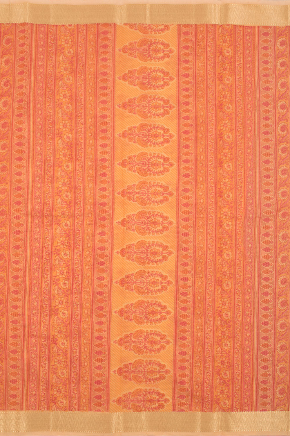 Hand Block Printed Silk Cotton Saree 10059302