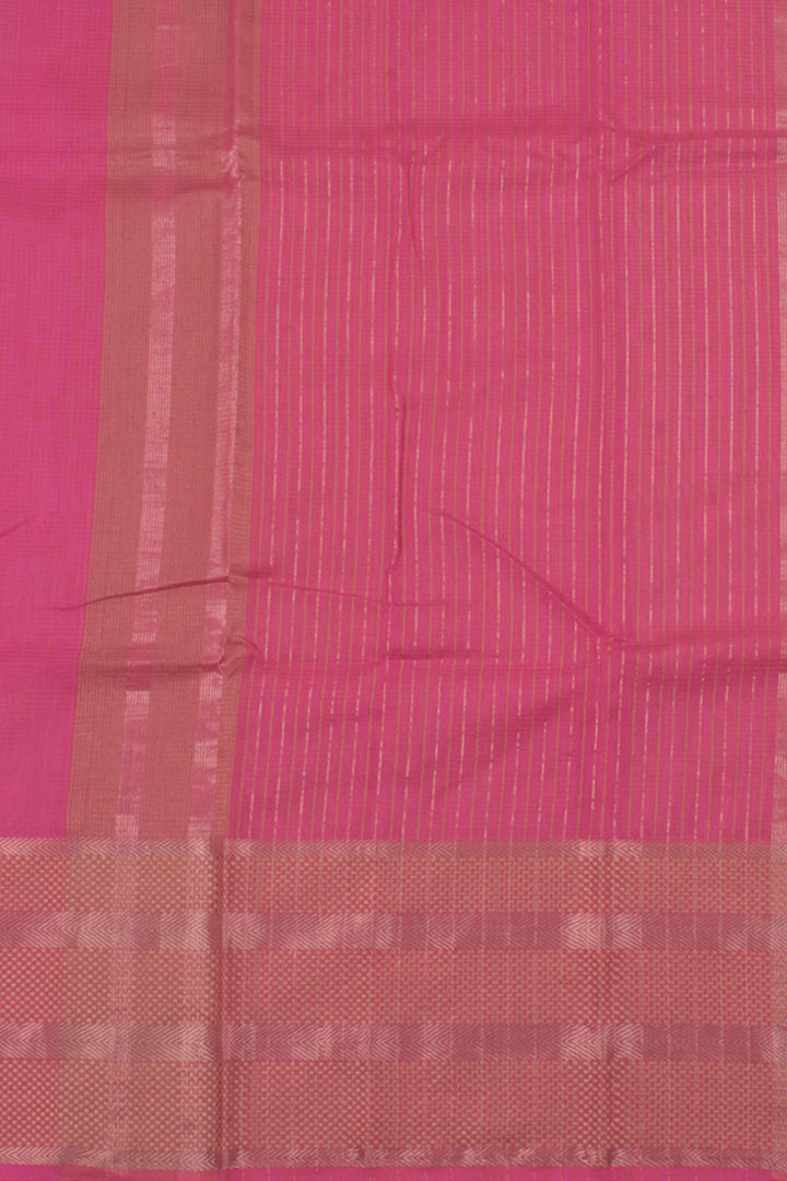 Handloom Maheshwari Silk Cotton Saree 10057898