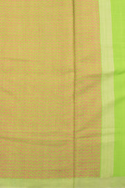 Lime Green Chhattisgarh Tussar Silk Saree 10059706