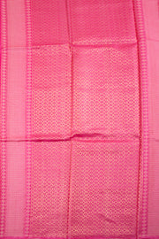 Rose Pink Chhattisgarh Tussar Silk Saree 10059712
