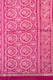 Deep Grey Chhattisgarh Meenakari Tussar Silk Saree 10059719