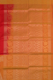 Chilli Red Handloom Kanjivaram Soft Silk Saree 10058395