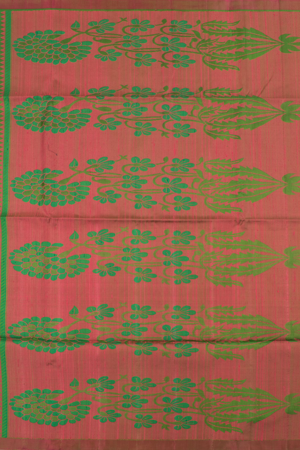 Green Handloom Kanjivaram Dupion Silk Saree 10059472