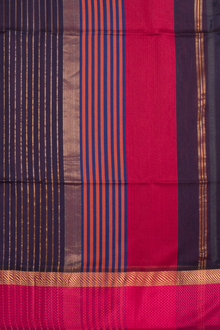 Handloom Maheshwari Silk Cotton Saree 10058817