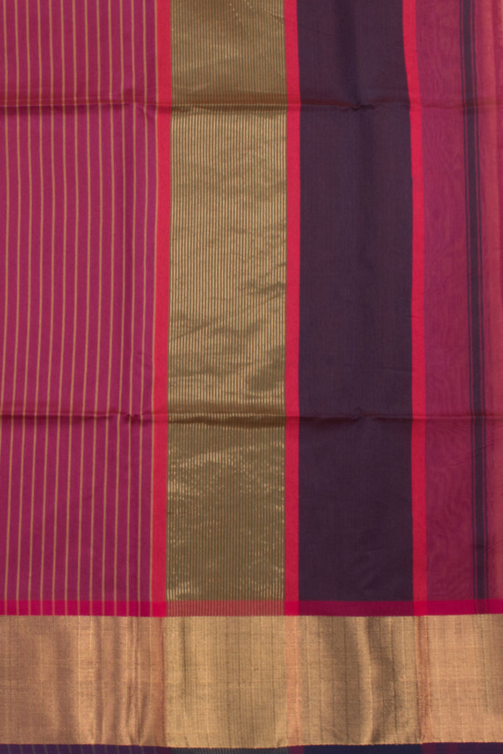 Handloom Maheshwari Silk Cotton Saree 10058822