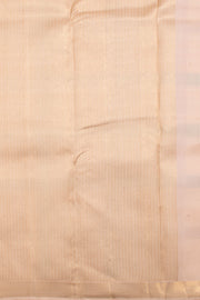 Ivory Pure Zari Kanjivaram Silk Saree 10059035