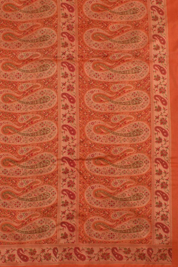 Handloom Banarasi Jamawar Tanchoi Katan Silk Saree 10058526