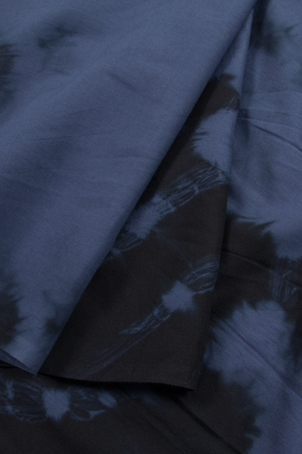 Bluish Grey Shibori Printed Mulmul Cotton Saree 10059905
