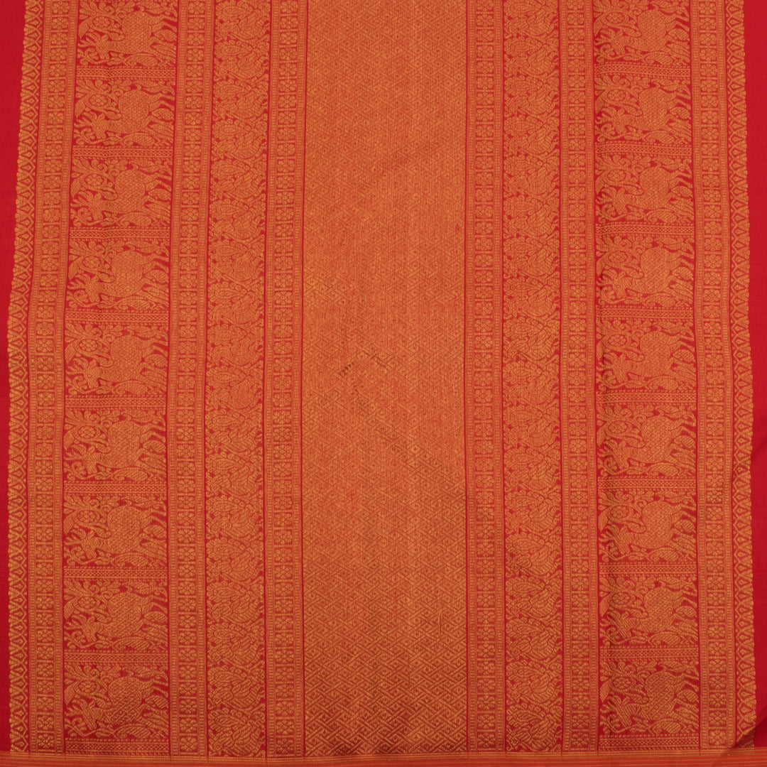 Pure Zari Half and Half Bridal Korvai Kanjivaram Silk Saree 10055438
