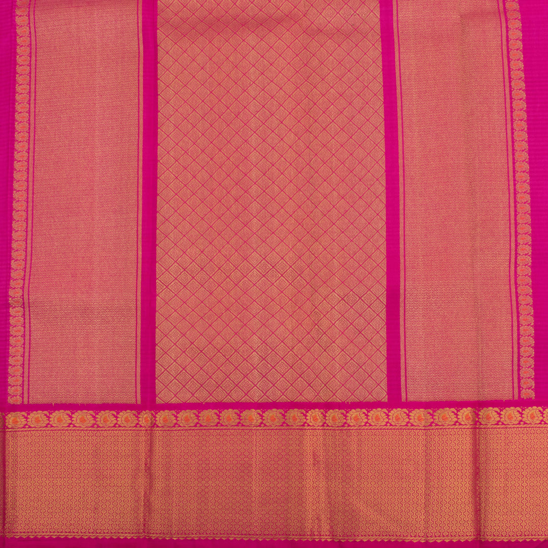 Pure Zari Bridal Korvai Kanjivaram Silk Saree 10055559