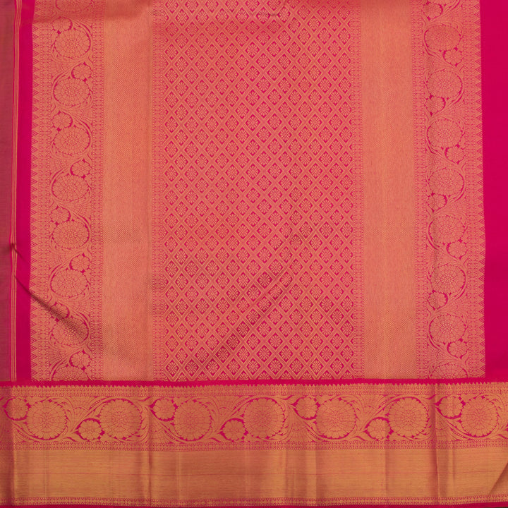 Pure Zari Bridal Korvai Kanjivaram Silk Saree 10055587
