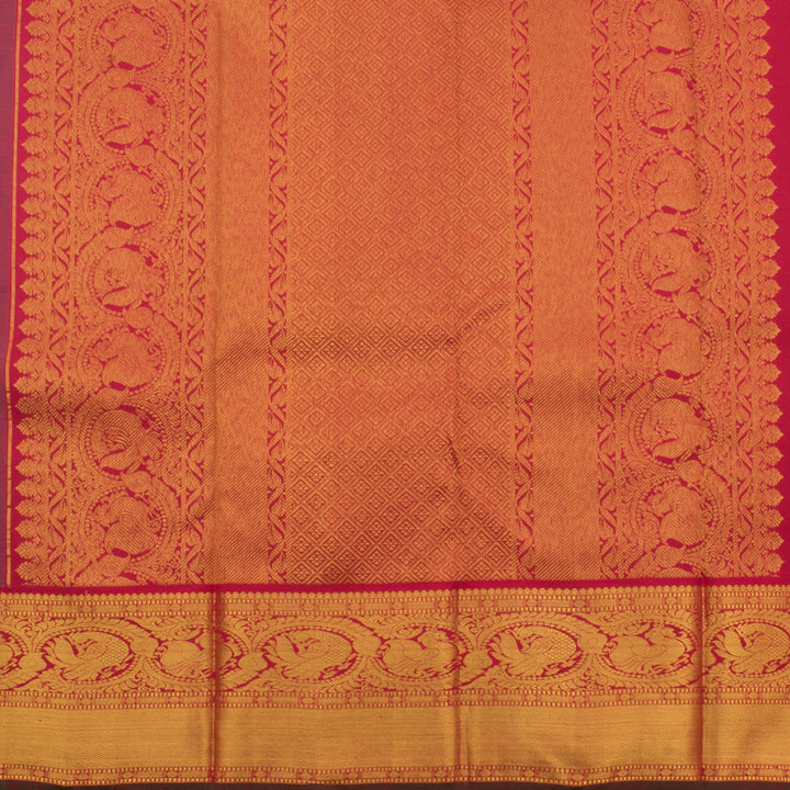 Handloom Pure Zari Korvai Kanjivaram Silk Saree 10056113
