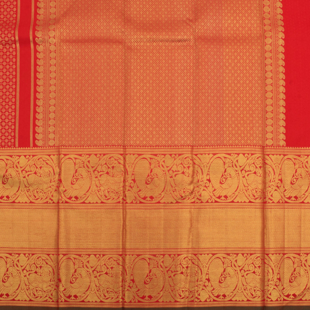 Handloom Pure Zari Bridal Jacquard Kanjivaram Silk Saree 10056121