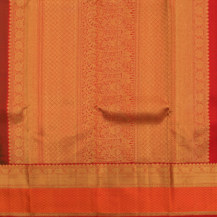 Handloom Pure Zari Jacquard Kanjivaram Silk Saree 10056282