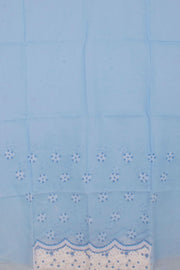 Chikankari Embroidered Cotton Anarkali Suit Material 10057956